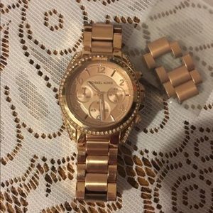 Michael Kors rose gold watch
